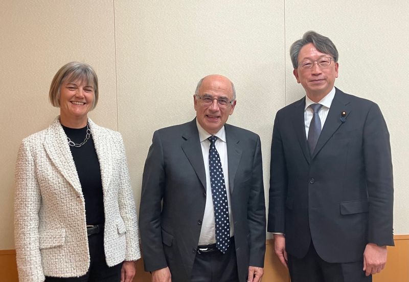 Representatives during IPCO's visit to Japan