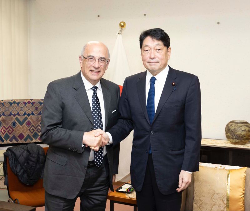 Meeting during IPCO's visit to Japan